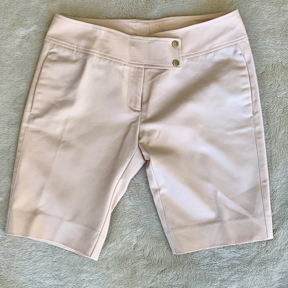 Creamy yellow golf shorts 6